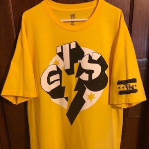 Authentic WWE Yellow CM Punk GTS T-Shirt
